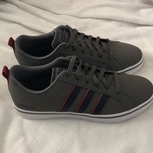 adidas pace vs nubuck mens trainers grey